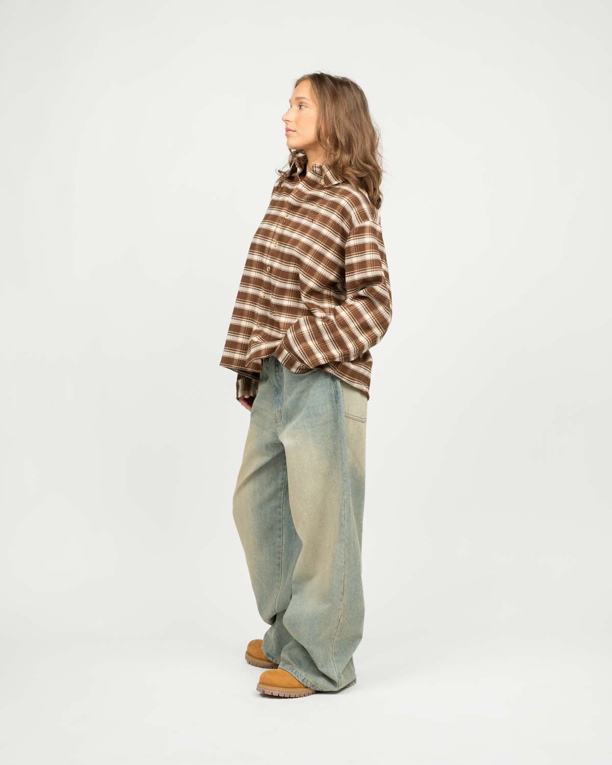 Ternet Flannel Shirt Brown